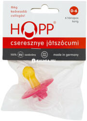Hopp de luxe Hopp kis cseresznye alakú játszócumi 0-6 hó