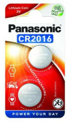 Panasonic CR2016L-2BP-PAN 3V lítium gombelem 2db/csomag (CR2016L-2BP-PAN)