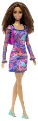 Mattel Model Barbie Mattel - rochie din marmura curcubeu (25HJT03)