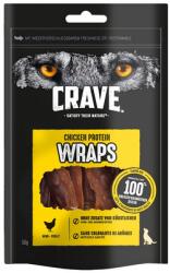 Crave Wraps Csirke 10x50g gabonamentes fehérje jutalomfalat felnőtt kutyáknak