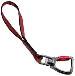 Kurgo Karabiner Övszíjhoz Swivel Tether, Piros (K01179)