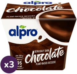 Alpro ördögien sötét étcsokoládéízű desszert (4x125 g)