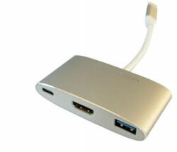 LC-Power USB Hub 4portos LC Power LC-HUB-C-MULTI-4 USB 3.0 +HDMI +PD port (LC-HUB-C-MULTI-4)