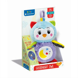 Clementoni Baby Éjszakai plüss Bagoly fénnyel (17801)