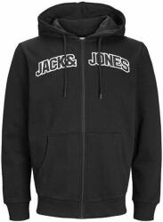 JACK & JONES Férfi melegítőfelső JJROUX Regular Fit 12241567 Black (Méret L)
