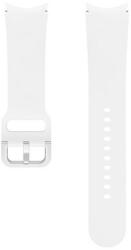 Samsung Galaxy Watch 5 (40 / 44mm) / Watch 5 Pro, szilikon pótszíj, M / L méret, állítható, izzadtságátló, sport, fehér, gyári