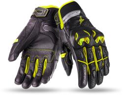 Seventy Degrees Mănuși pentru motociclete SEVENTY DEGREES SD-N32 negru-galben-fluo (SD-N32-YELLOW) - motozem - 226,40 RON
