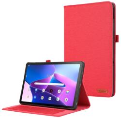  Husa FABRIC pentru Lenovo Tab M10 5G rosie