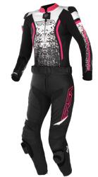 RSA Costum de motocicletă pentru femei RSA GT2 negru-alb-roz fluo la reducere lichidare (RSASULADYGT2BLWFLP)