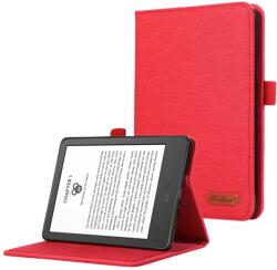  FABRIC Husă rabatabilă pentru Amazon Kindle 11th Gen 2022 / 2024 roșie