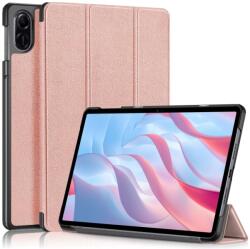  Husă LEATHER PIELE pentru Honor Pad X9 auriu roz