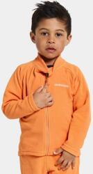 Didriksons gyerek felső MONTE KIDS FULLZIP narancssárga, sima - narancssárga 120