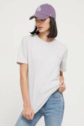 Superdry pamut póló női, szürke - szürke L - answear - 8 990 Ft