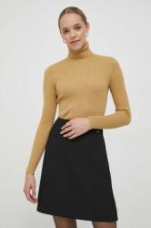 Ralph Lauren pulóver könnyű, női, sárga, garbónyakú - sárga L