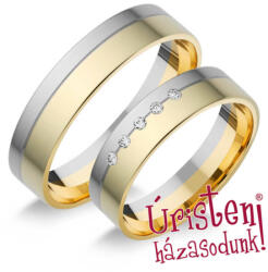 Uhf08b Karikagyűrű Gyémánt Kövekkel (uhf08b)