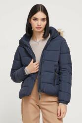 Superdry rövid kabát női, sötétkék, téli - sötétkék XS - answear - 37 990 Ft