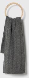 Lauren Ralph Lauren sál gyapjú keverékből szürke, sima - szürke Univerzális méret