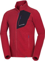 Northfinder Bluza fleece melange barbati Trugberg darkred (107723-307-104)
