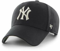 47brand pamut baseball sapka MLB New York Yankees fekete, nyomott mintás - fekete Univerzális méret - answear - 13 990 Ft