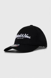 Mitchell&Ness sapka gyapjúkeverékből fekete, nyomott mintás - fekete Univerzális méret - answear - 8 990 Ft