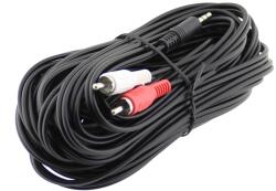  Cablu jack 3, 5mm tata, 2 x RCA tata, 10m, L101713