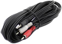  Cablu jack 3, 5mm tata la 2 x RCA tata, 7, 5m, L101717