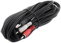 Componenteonline Cablu jack 3, 5mm tata la 2 x RCA tata, 7, 5m, L101717