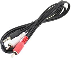 Componenteonline Cablu jack 3, 5mm tata la 2 x RCA tata, 1, 2m, L101710
