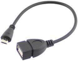 Cabletech Cablu USB A mama la micro USB tata, 20cm, L100642
