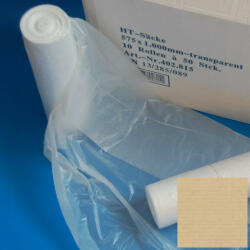  Zsák HDPE 575x1000mm/18mikron, áttetsző, 50db/tek. , 500db/#