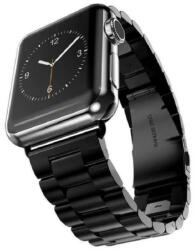 Apple Watch fekete klasszikus fém szíj 38/40/41/42 (series10)mm