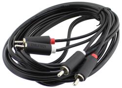 Cabletech Cablu 2xRCA tata la 2xRCA tata, 3m, L100813