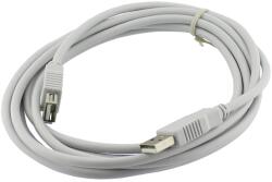 BQ CABLE Cablu USB A mufa, USB A soclu, USB 2.0, lungime 3m, gri, BQ CABLE, CAB-USB2AAF/3-GY, T145606