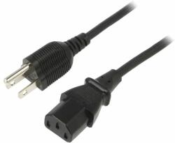 Sunny Cablu alimentare AC, 1.8m, 3 fire, culoare negru, IEC C13 mama, NEMA 5-15 (B) mufa, SUNNY, C13U18, T143895