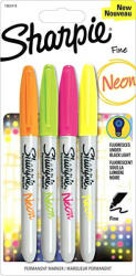 Sharpie Fine Permanent marker készlet 4db neon