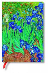 Paperblanks Butikkönyv, Midi, vonalas, Van Goghs Irises