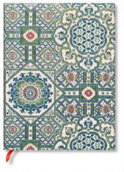 Paperblanks butikkönyv, Ultra, vonalas Softcover Flexis, Sacred Tibetan Textiles