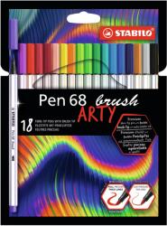 STABILO Pen 68 brush ecsetfilc készlet 18 db-os ARTY MEGSZŰNT
