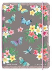 Herlitz my. book flex A6 füzet 40 lapos ponthálós belív Ladylike Butterflies