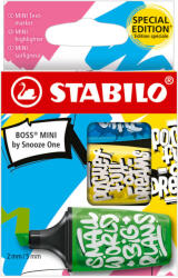 STABILO BOSS MINI by Snooze One szövegkiemelő készlet 3 db-os (zöld, sárga, kék)