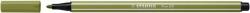 STABILO Pen 68 filctoll sárzöld