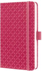 Sigel Jolie notesz, vonalas 9, 5x15cm, gumipánttal, fuchsia pink