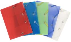 Exacompta gumis mappa, (mini, 12x16 cm) PP, 5-színben