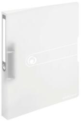 Herlitz Gyűrűskönyv A4 PP Pastell átlátszó fehér
