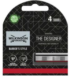 Wilkinson Sword Casete de rezervă pentru aparatul de ras, 4 buc. - Wilkinson Sword Barber's Style The Designer Refills 4 buc