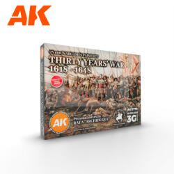 AK Interactive AK-Interactive SIGNATURE SET - RAFA ARCHIDUQUE - SPECIAL 28MM THIRTY YEARS’ WAR 1618-1648 PAINT SET - festékszett AK11776