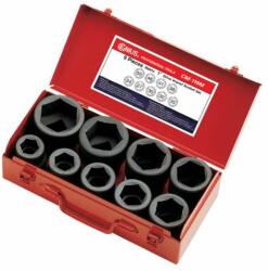 Genius Tools légkulcsfej készlet, metrikus, 1", 9 darabos (CM-809M) (CM-809M)