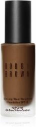  Bobbi Brown Skin Long-Wear Weightless Foundation tartós alapozó SPF 15 árnyalat Warm Walnut (W-096) 30 ml