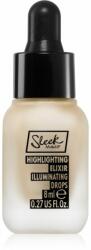 Sleek Highlighting Elixir Illuminating Drops Folyékony Highlighter pipettával árnyalat Poppin Bottles 8 ml