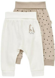 BabyCosy Set 2 pantaloni bebe unisex Girafa, BabyCosy, 100% bumbac organic (Marime: 12-18 Luni) (BC-CSY5628-12)